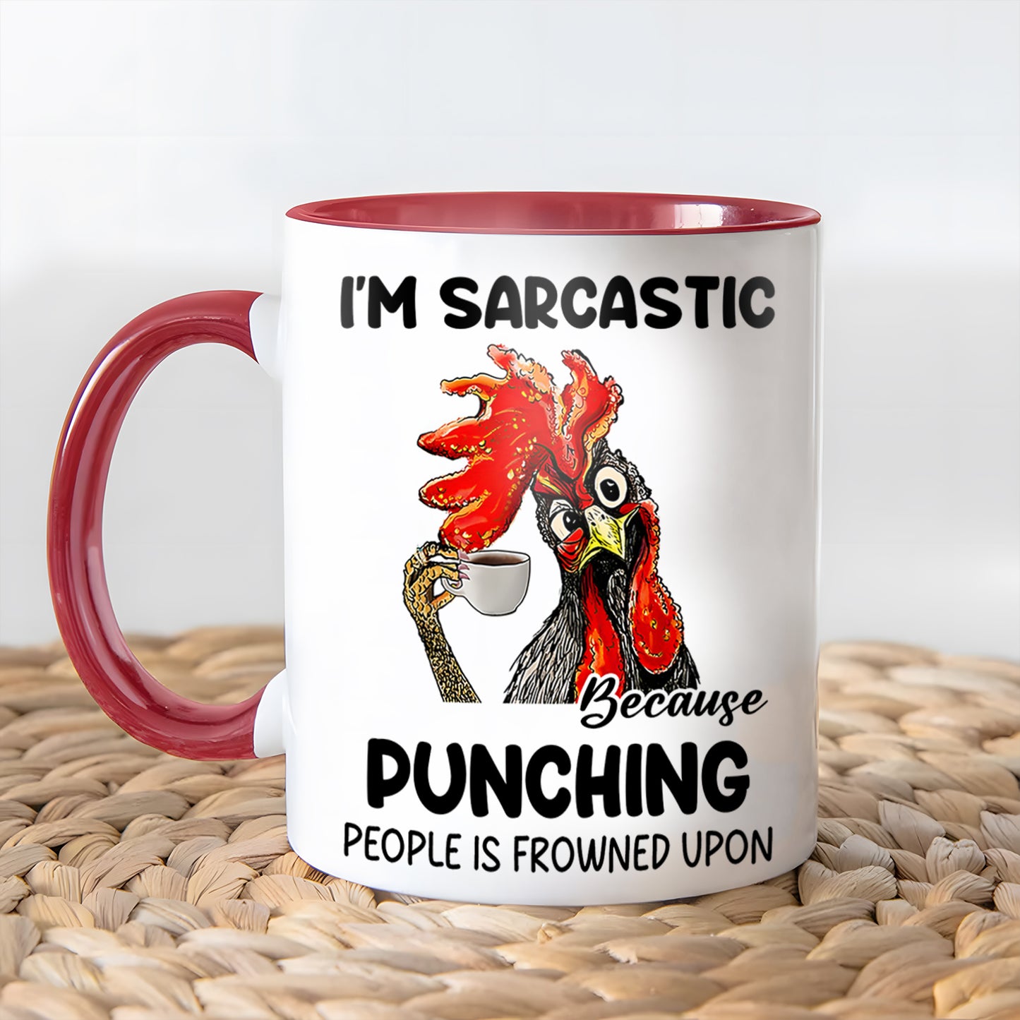 I'm Sarcastic - Chicken Accent Mug