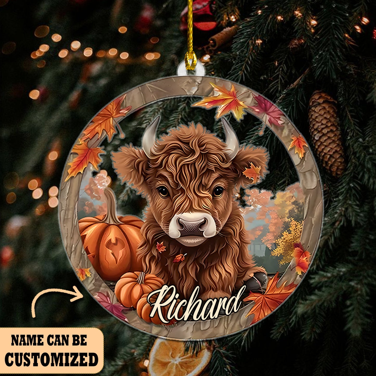 Cow Ornament Christmas