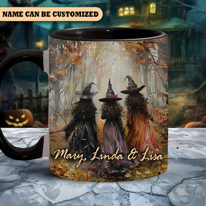 Witch Sisterhood Forest Personalized Halloween Accent Mug