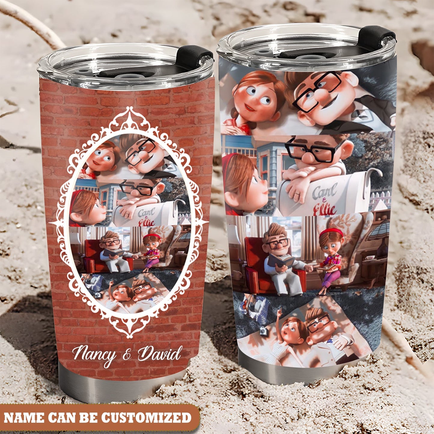 Personalized Couple Married Gift Tumbler