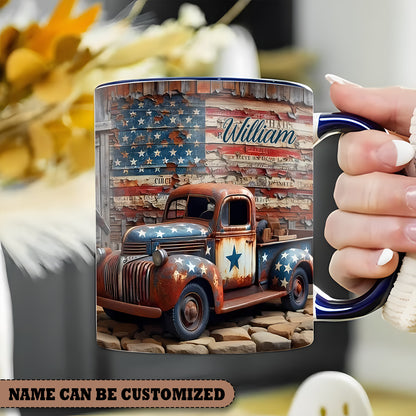 Truck Independence  - Personalized Truck Accent Mug