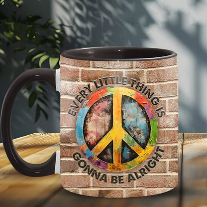 Hippie Symbol Every Little Thing - Hippie Accent Mug