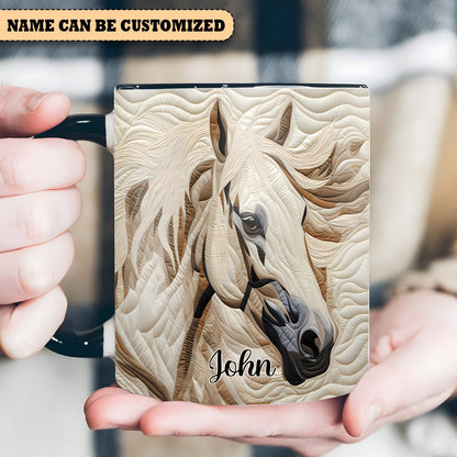 Beautiful Horse Personalized Accent Mug