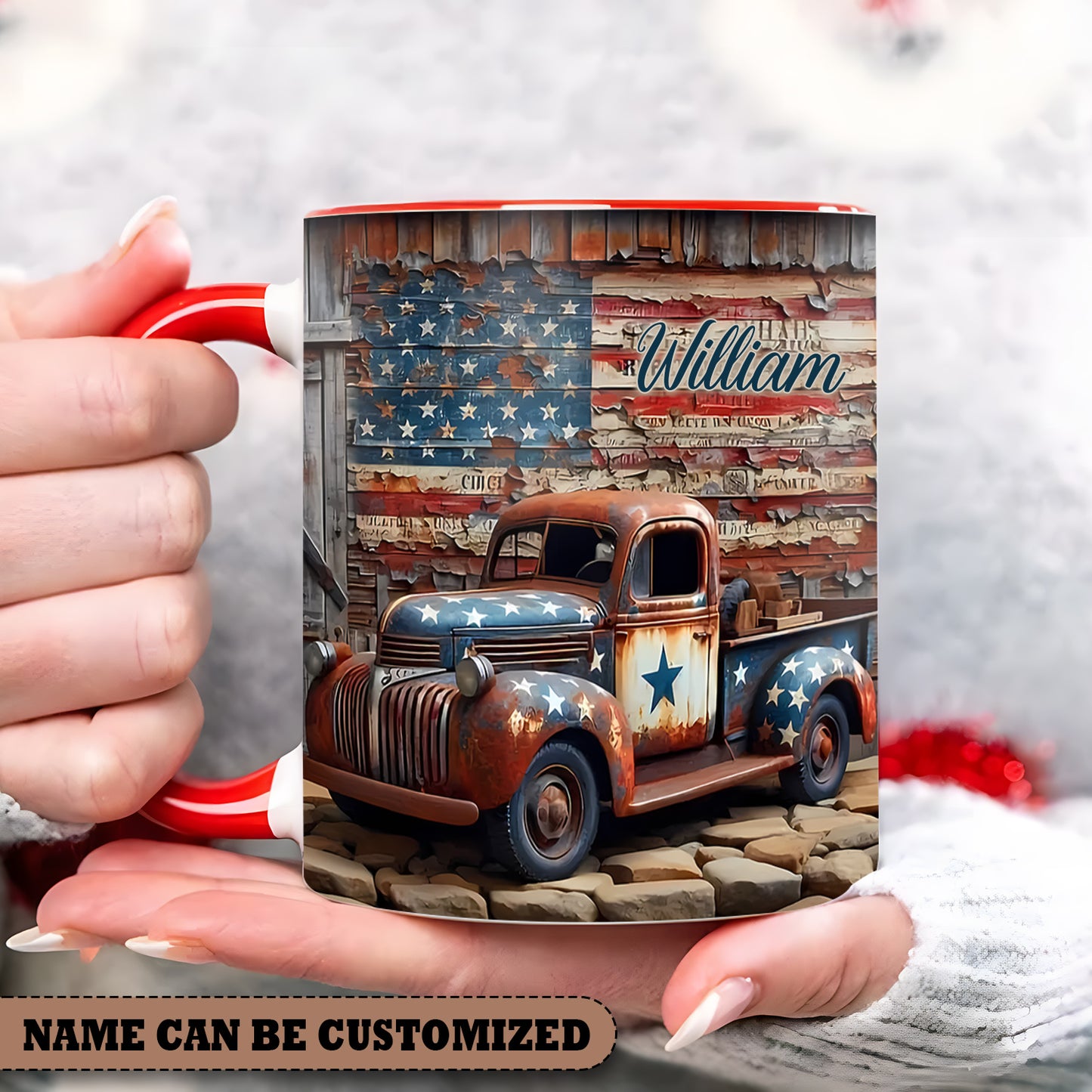 Truck Independence  - Personalized Truck Accent Mug