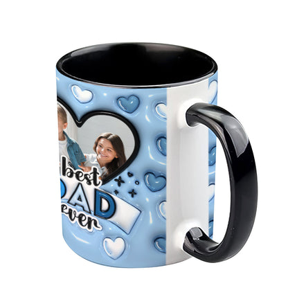 Best Dad Ever - Personalized Father Accent Mug