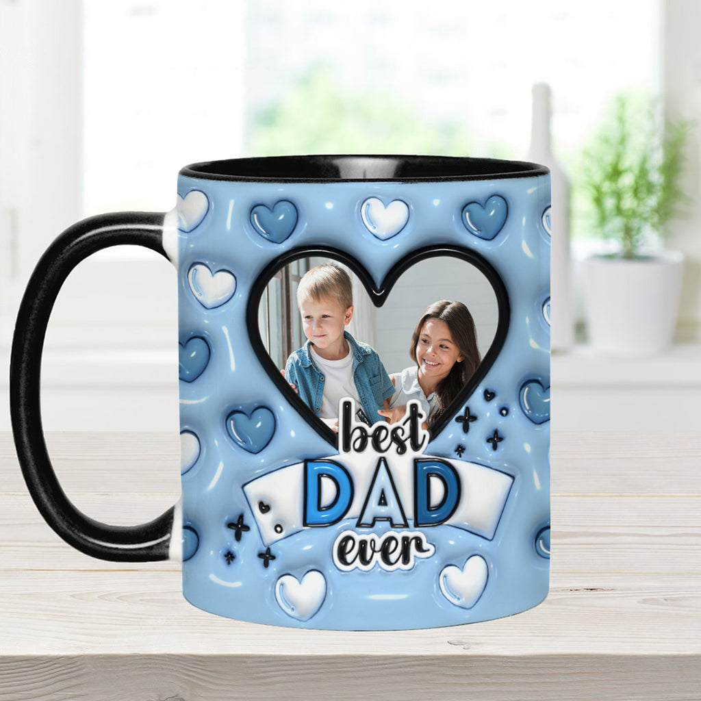 Best Dad Ever - Personalized Father Accent Mug