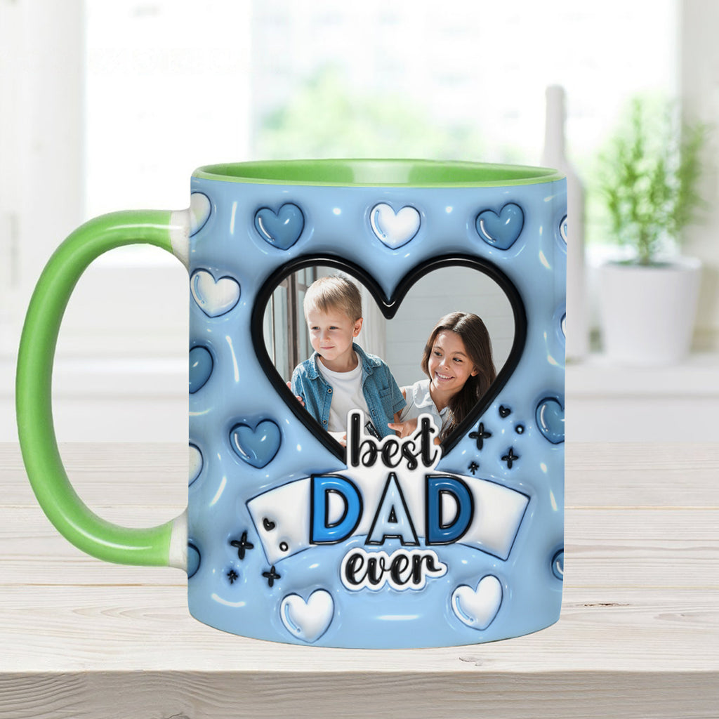 Best Dad Ever - Personalized Father Accent Mug