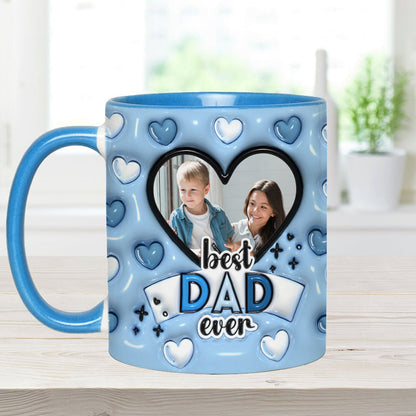 Best Dad Ever - Personalized Father Accent Mug