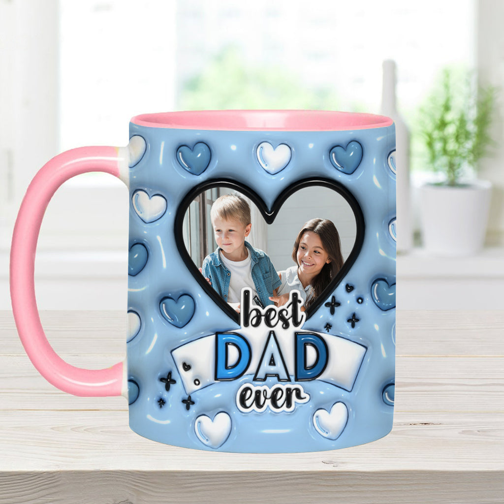 Best Dad Ever - Personalized Father Accent Mug