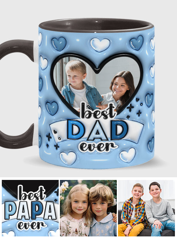 Best Dad Ever - Personalized Father Accent Mug