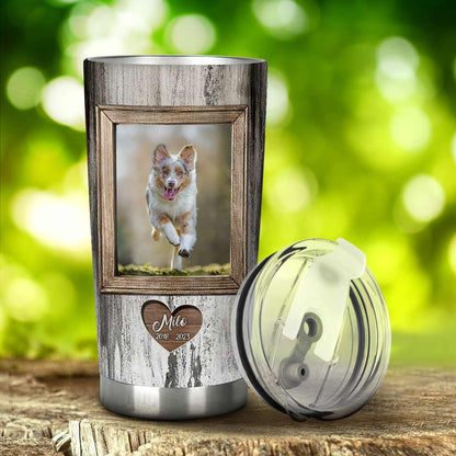 Those We Love Don't Go Away - Personalized Dog Tumbler