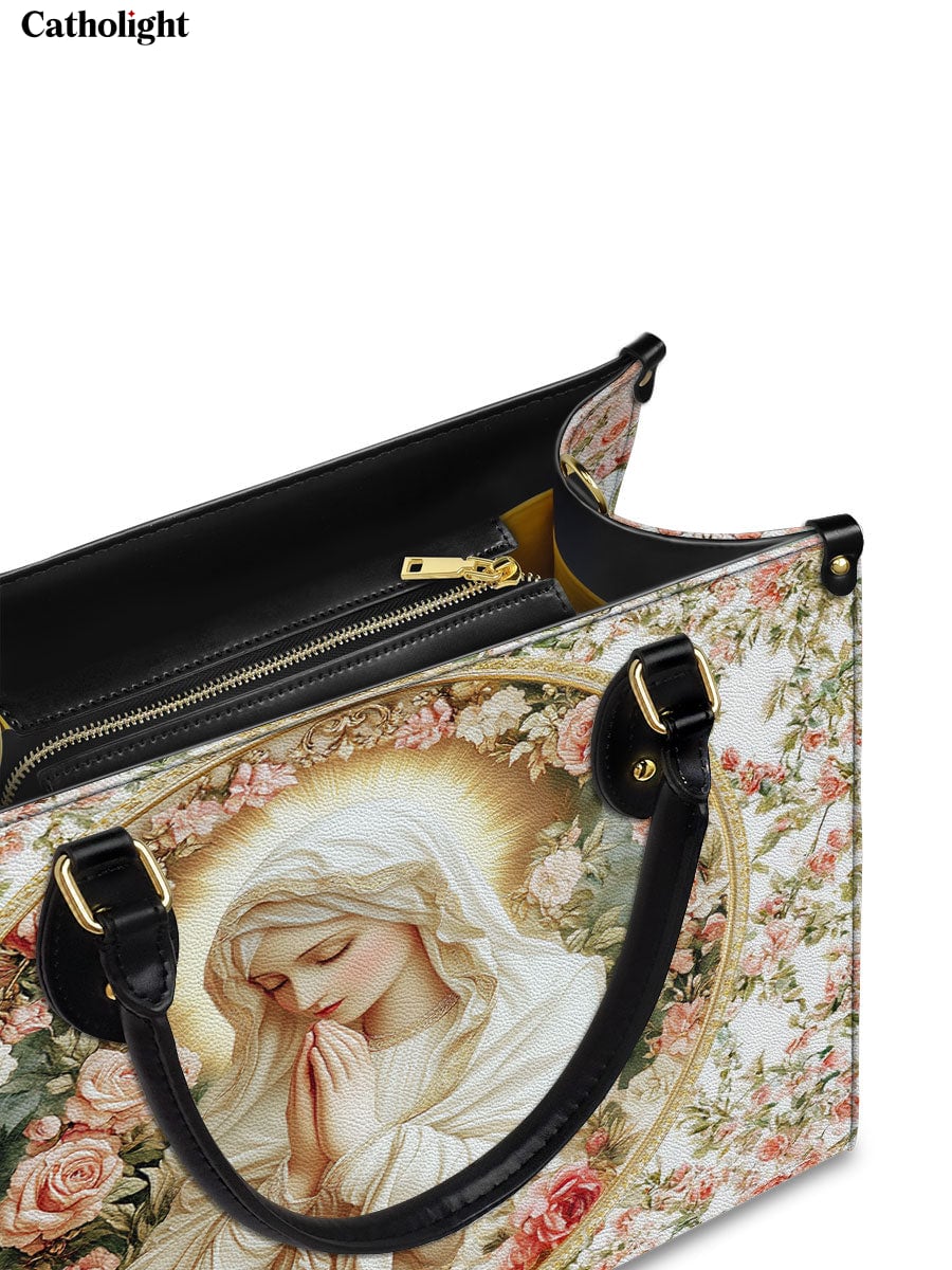 Virgin Mary's Grace Leather Bag