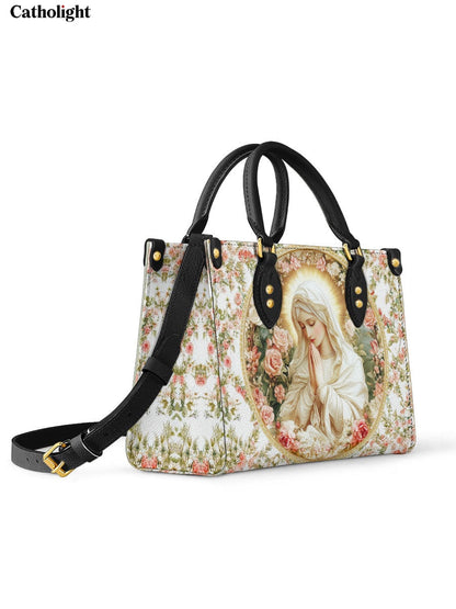 Virgin Mary's Grace Leather Bag