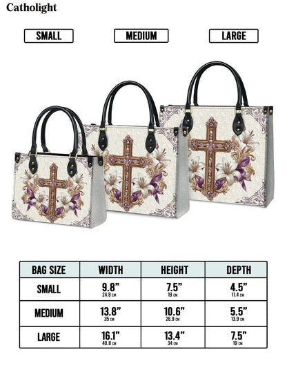 Faith & Florals Leather Bag