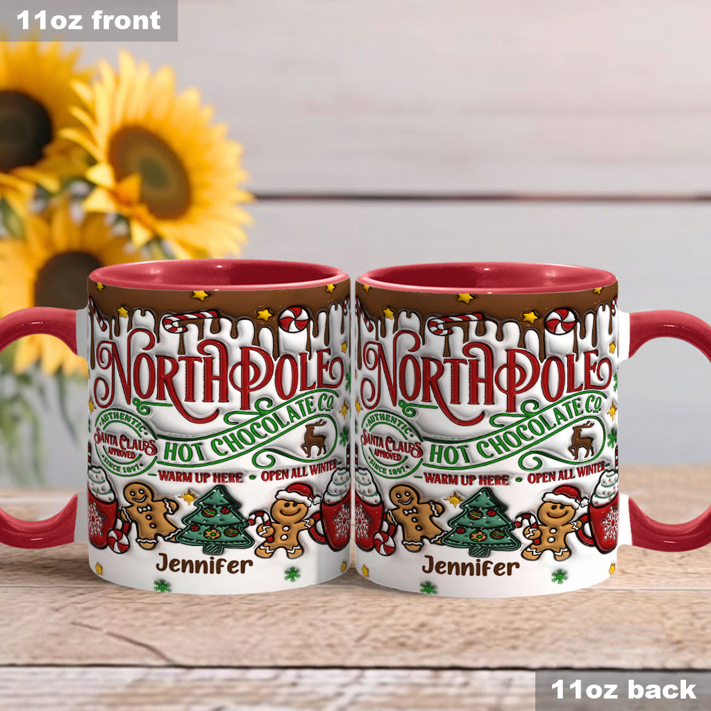 Northpole Hot Chocolate - Personalized Christmas Accent Mug