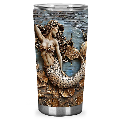 Beautiful Mermaid - Personalized Mermaid Tumbler