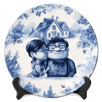 You Are My Adventure - Personalized Couple Ceramic Round Plate