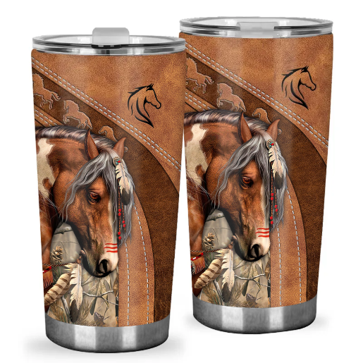 Love Horses - Personalized Horse Tumbler