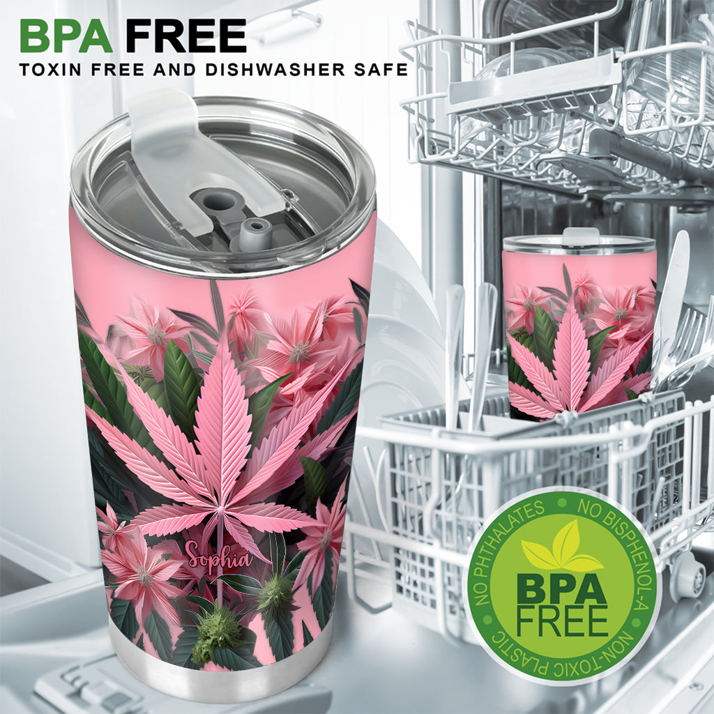 Pink Stoner - Personalized Weed Tumbler