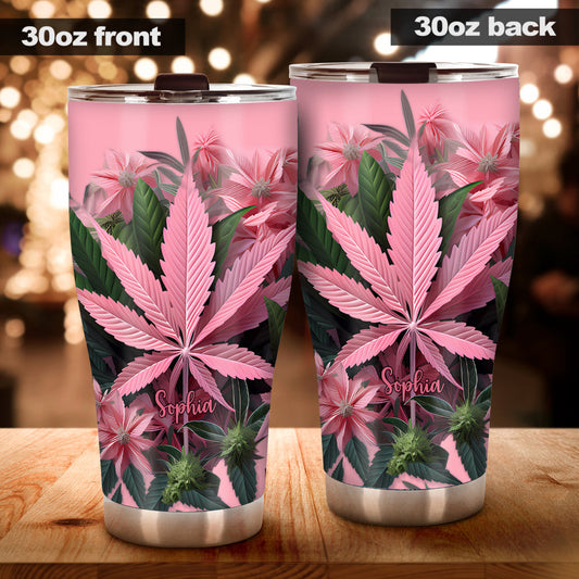 Pink Stoner - Personalized Weed Tumbler