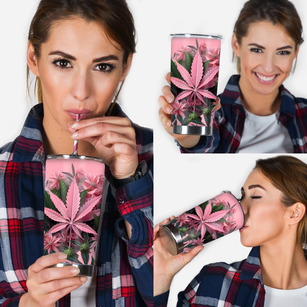 Pink Stoner - Personalized Weed Tumbler