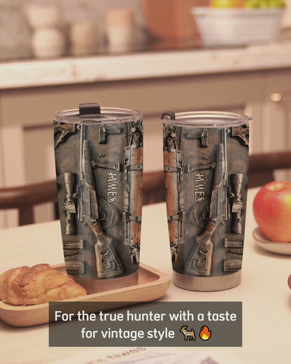 Vintage Tools Hunting - Personalized Hunting Tumbler