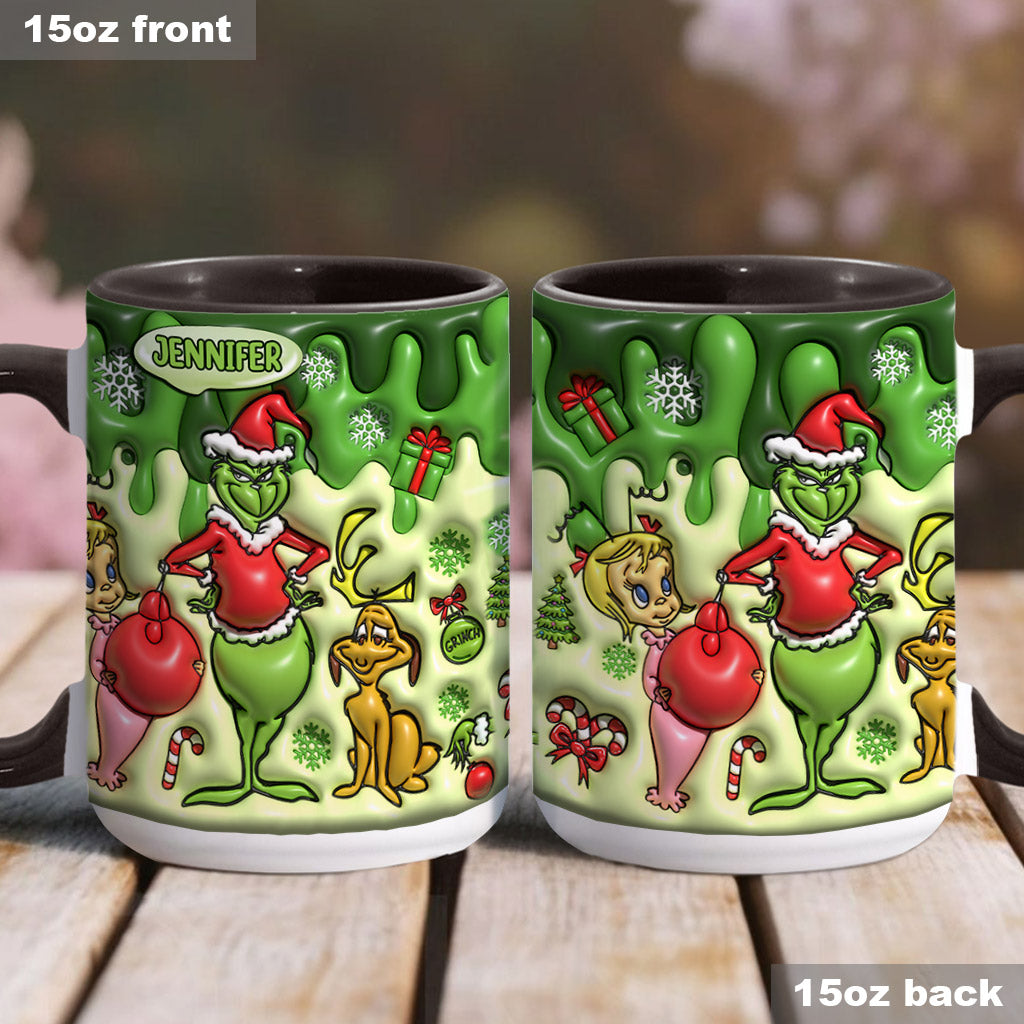 Christmas Gift  - Personalized Christmas Accent Mug