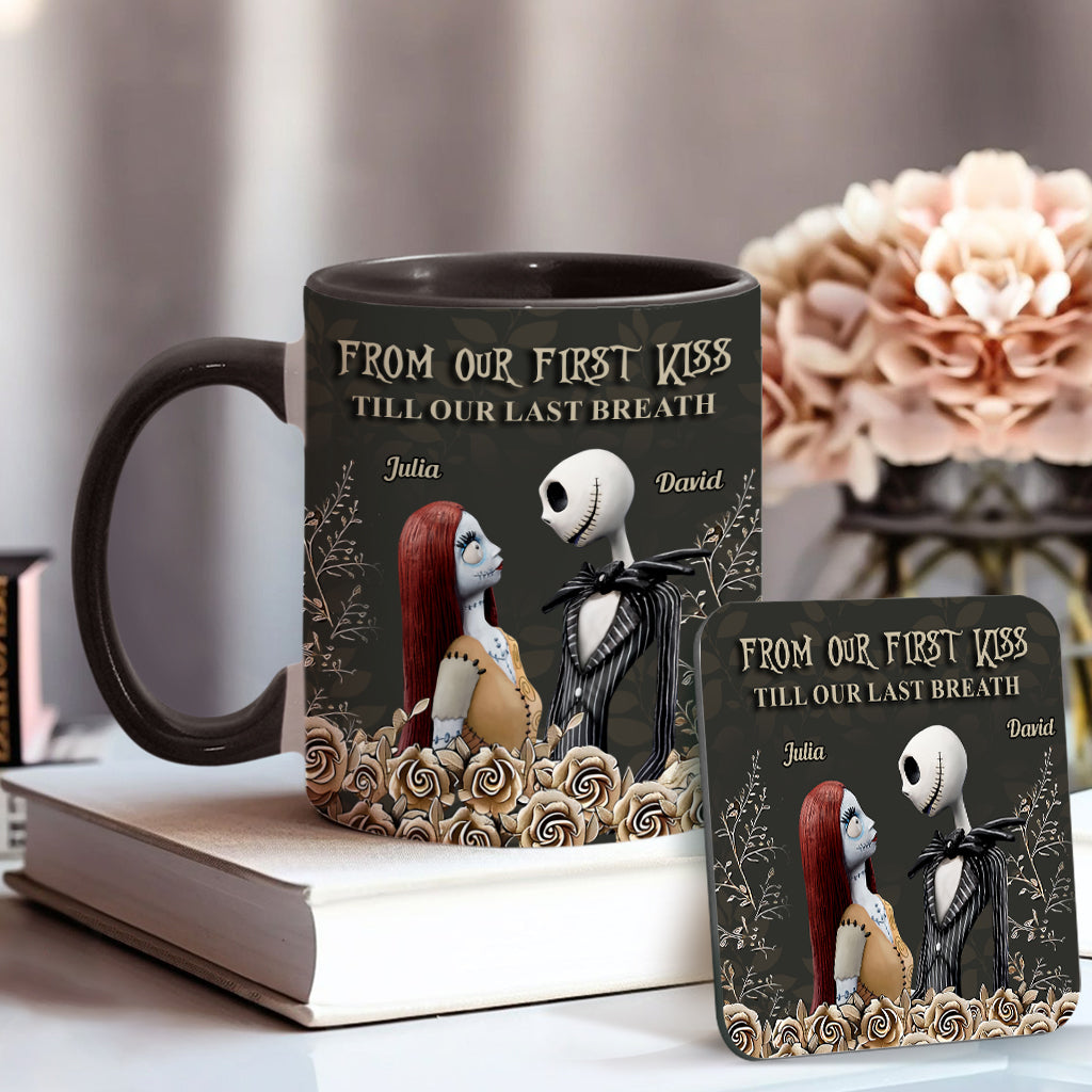 From Our First Kiss - Personalized Couple Nightmare Accent Mug