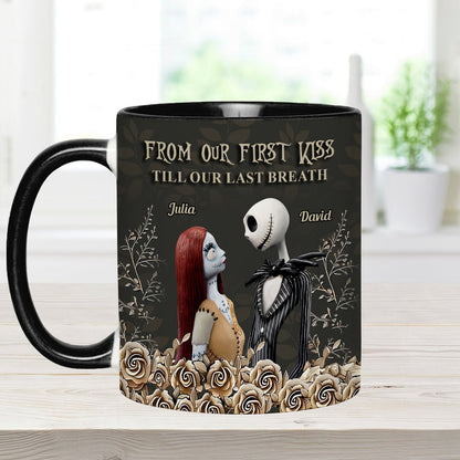 From Our First Kiss - Personalized Couple Nightmare Accent Mug