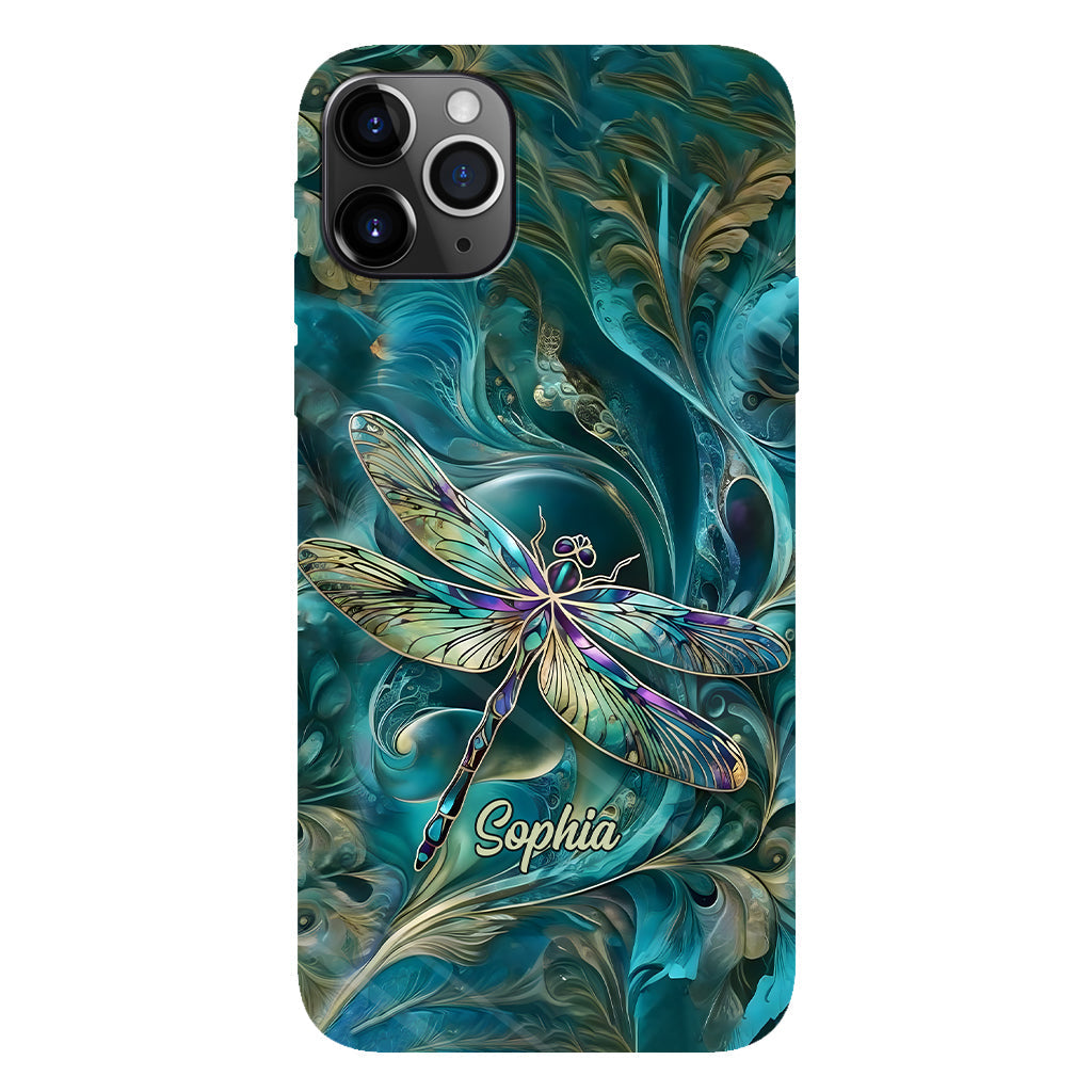 Personalized Beautiful Dragonfly Full Print Phone Case