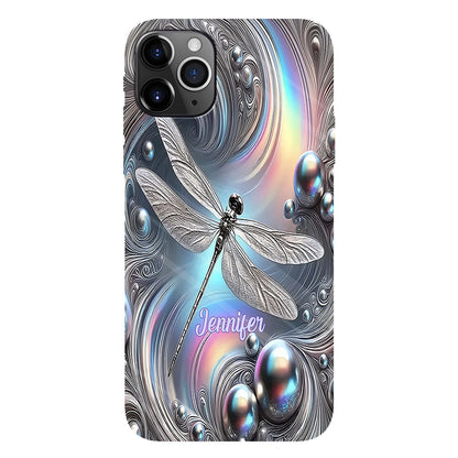 Beautiful 3D Dragonfly - Personalized Dragonfly Full Print Phone Case