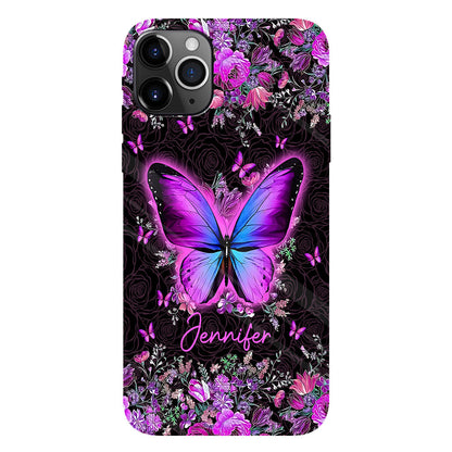 Butterflies - Personalized Butterfly Full Print Phone Case