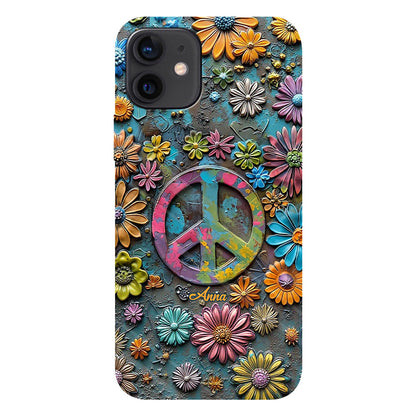 Hippie Vibes - Personalized Hippie Full Print Phone Case