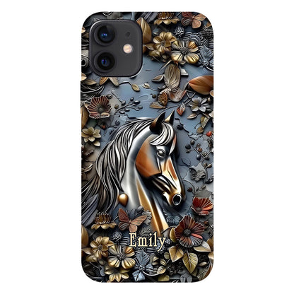 Personalized Stunning Horse Full Print Phone Case