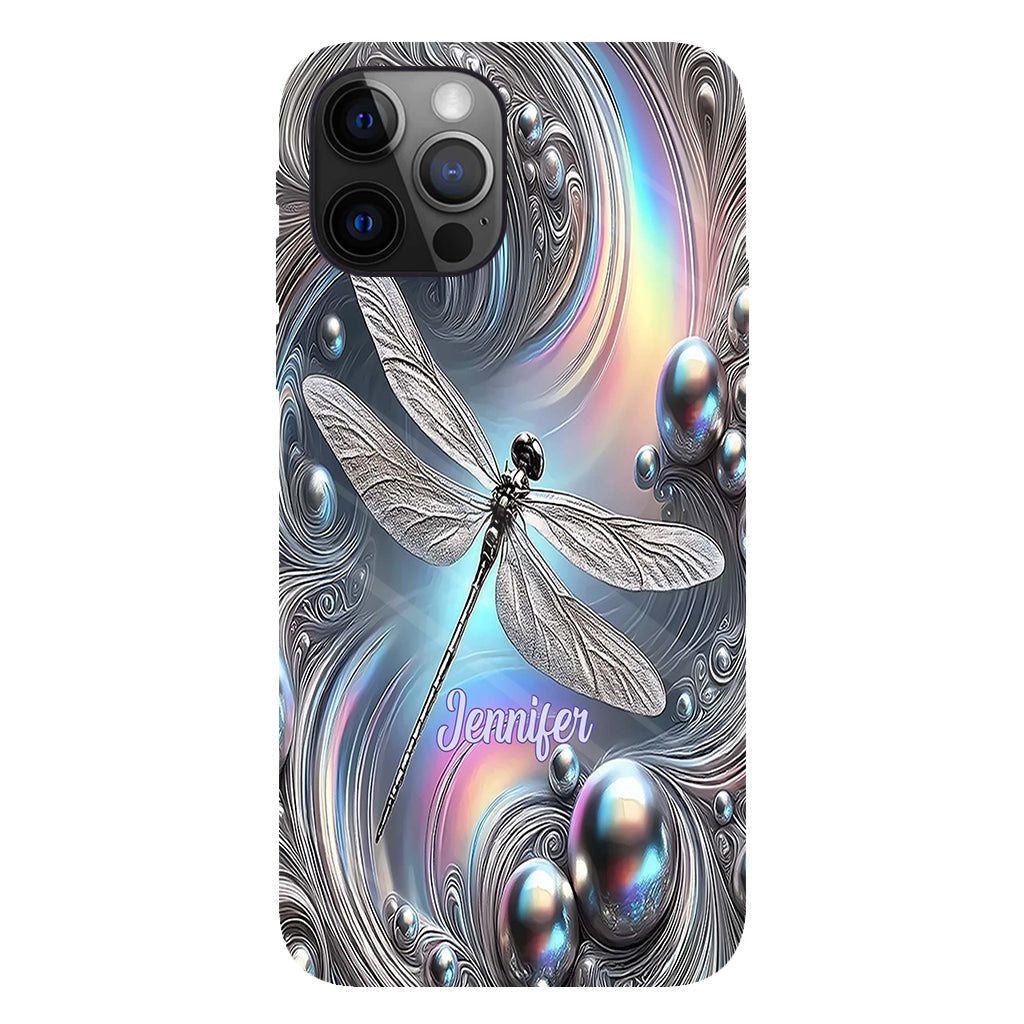 Beautiful 3D Dragonfly - Personalized Dragonfly Full Print Phone Case