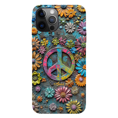 Hippie Vibes - Personalized Hippie Full Print Phone Case