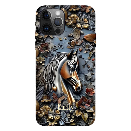 Personalized Stunning Horse Full Print Phone Case