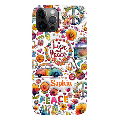 Personalized Hippie Soul Full Print Phone Case