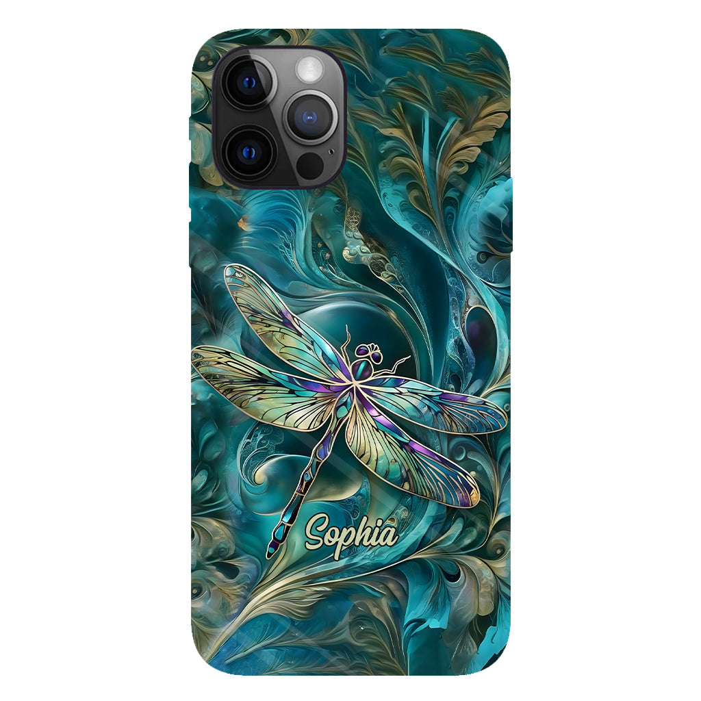 Personalized Beautiful Dragonfly Full Print Phone Case