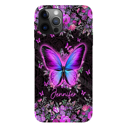 Butterflies - Personalized Butterfly Full Print Phone Case