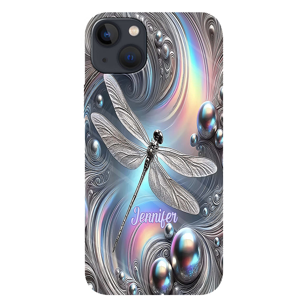 Beautiful 3D Dragonfly - Personalized Dragonfly Full Print Phone Case