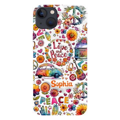 Personalized Hippie Soul Full Print Phone Case