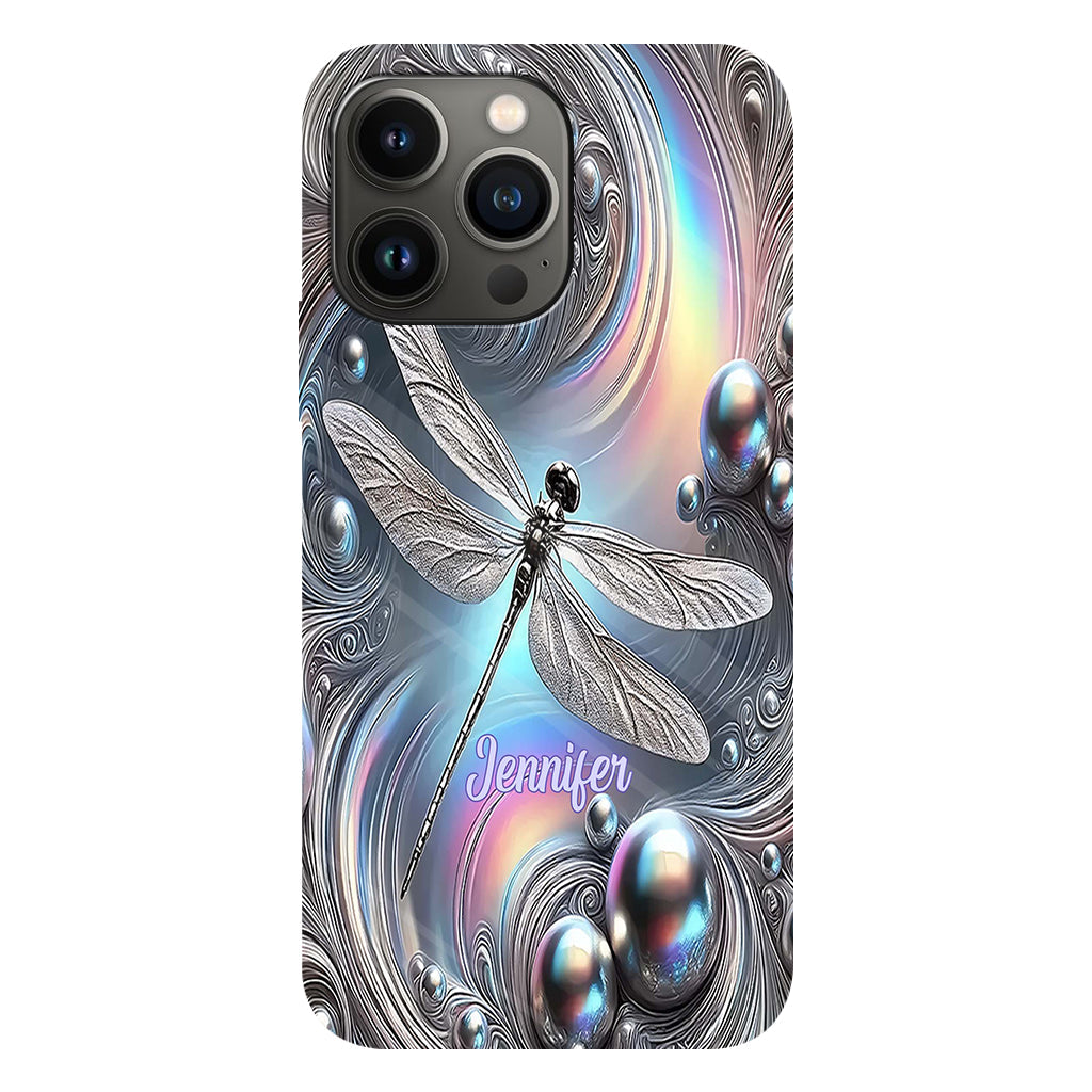 Beautiful 3D Dragonfly - Personalized Dragonfly Full Print Phone Case