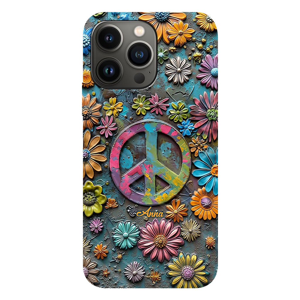 Hippie Vibes - Personalized Hippie Full Print Phone Case