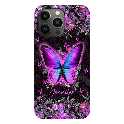 Butterflies - Personalized Butterfly Full Print Phone Case