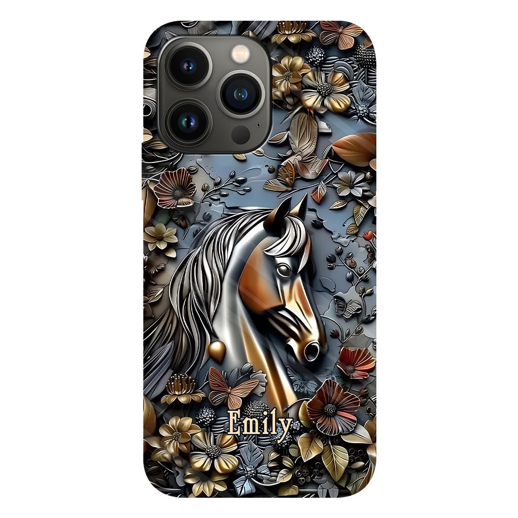 Personalized Stunning Horse Full Print Phone Case