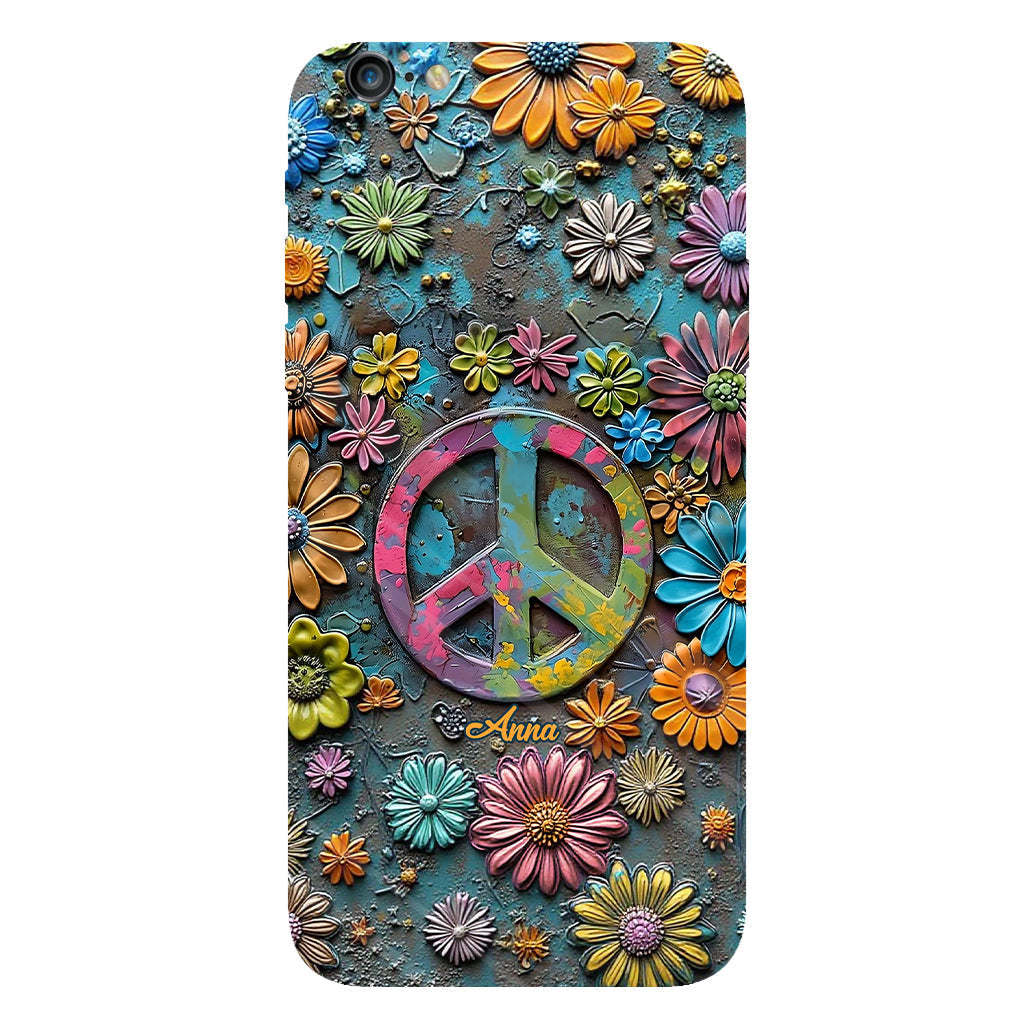 Hippie Vibes - Personalized Hippie Full Print Phone Case