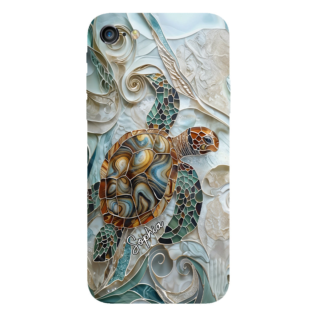 Personalized Turtle Full Print Phone Case