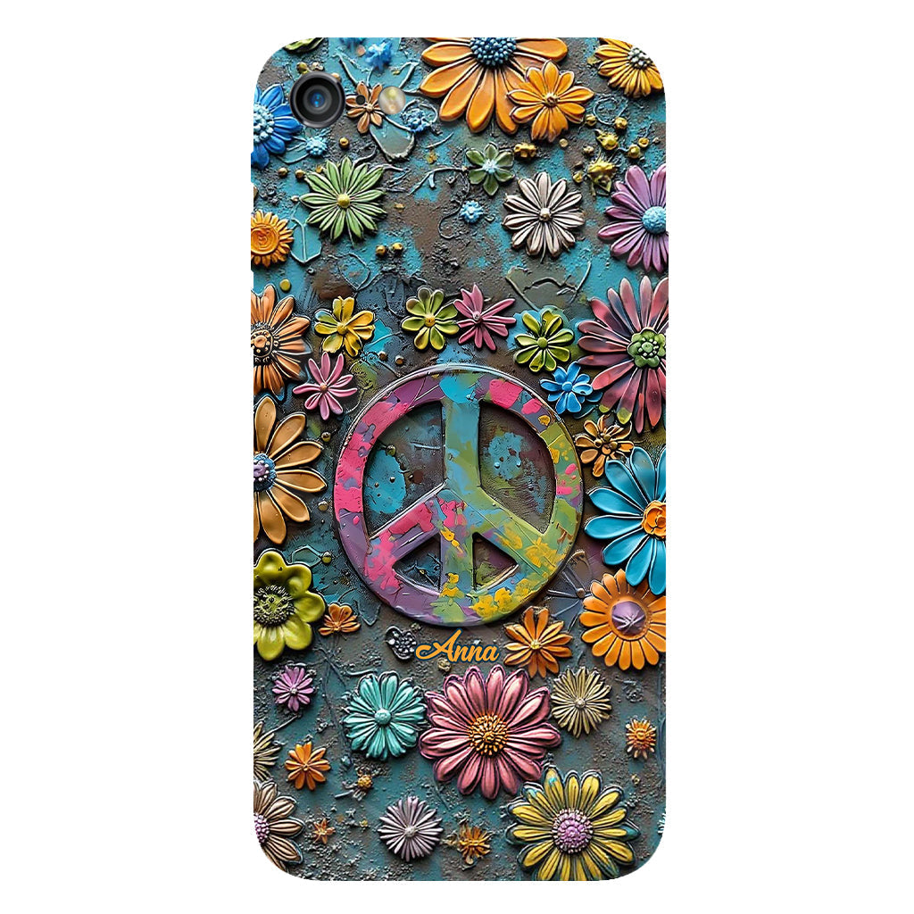 Hippie Vibes - Personalized Hippie Full Print Phone Case