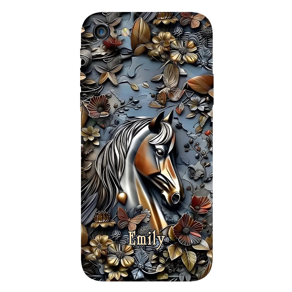 Personalized Stunning Horse Full Print Phone Case